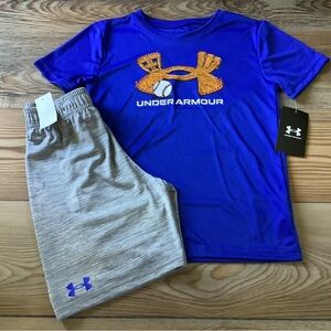 Under Armour boys shorts set size 5(NWT)
